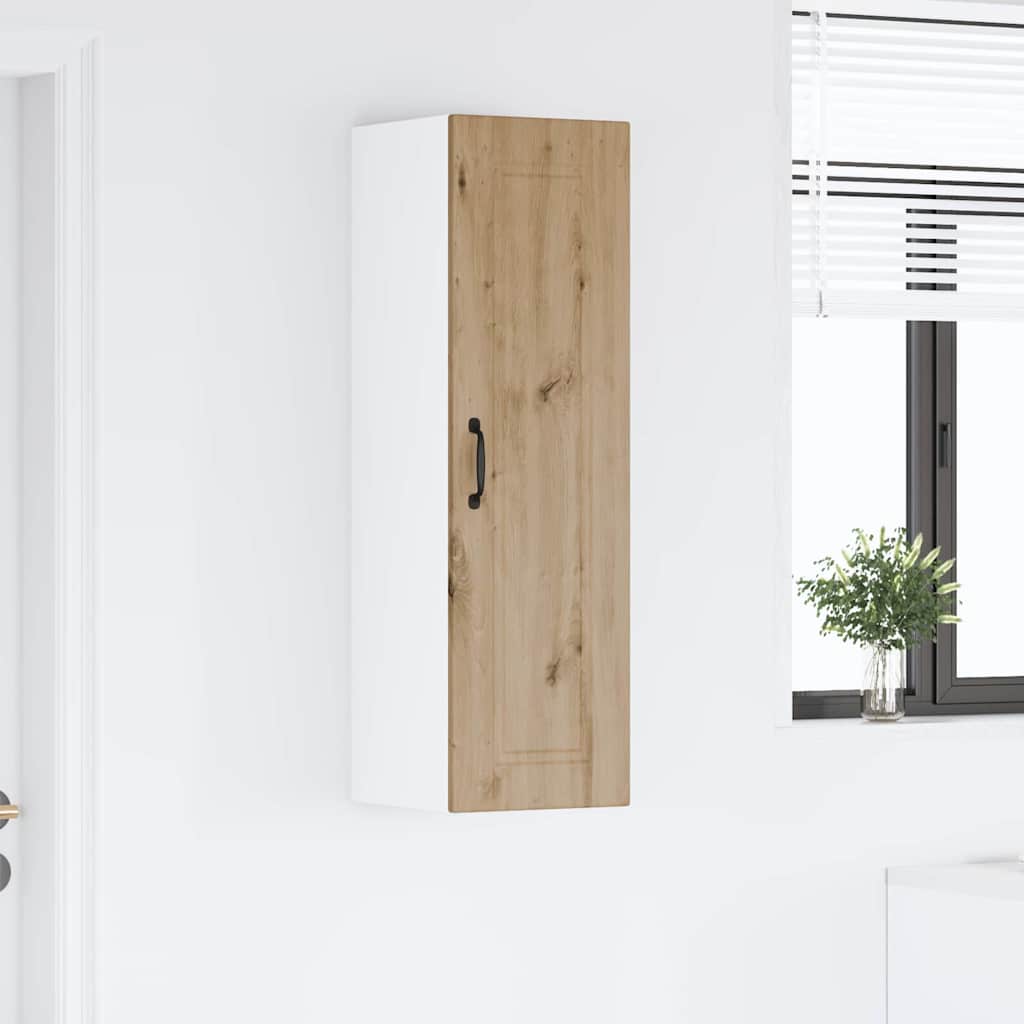 Kitchen Wall Cabinet with Shelf Artisan Oak 30 x 31 x 100 cm