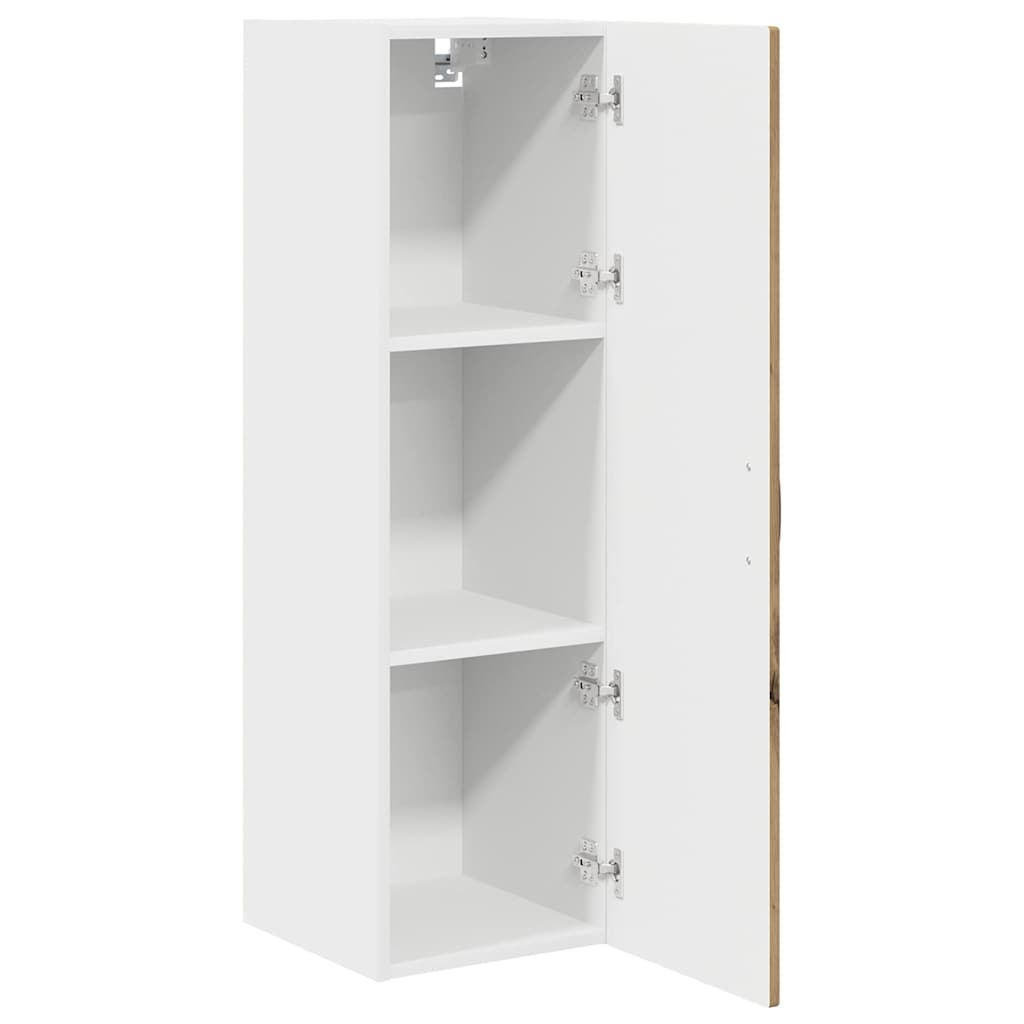 Kitchen Wall Cabinet with Shelf Artisan Oak 30 x 31 x 100 cm