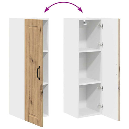 Kitchen Wall Cabinet with Shelf Artisan Oak 30 x 31 x 100 cm