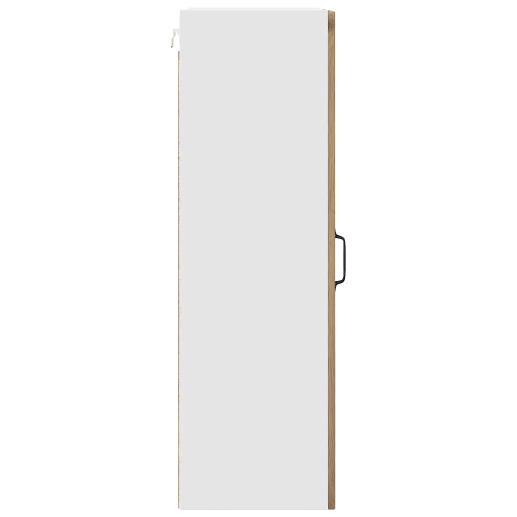 Kitchen Wall Cabinet with Shelf Artisan Oak 30 x 31 x 100 cm