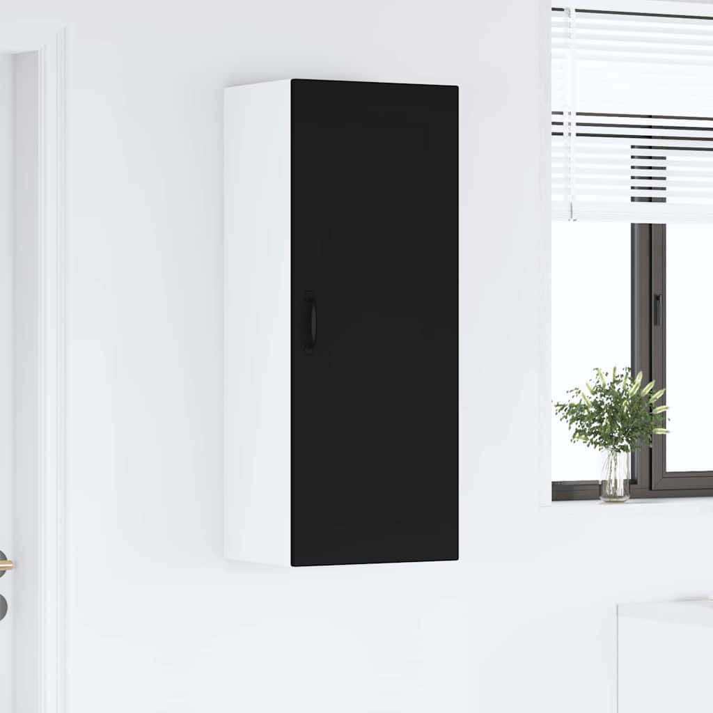 Kitchen Wall Cabinet Black 40 x 31 x 100 cm Engineered Wood