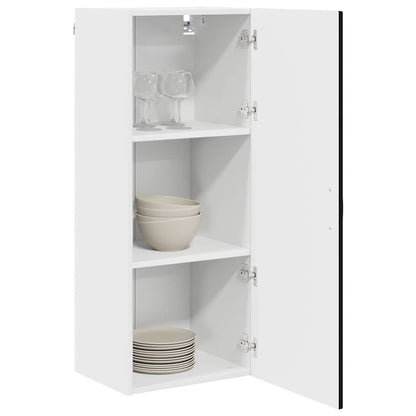 Kitchen Wall Cabinet Black 40 x 31 x 100 cm Engineered Wood