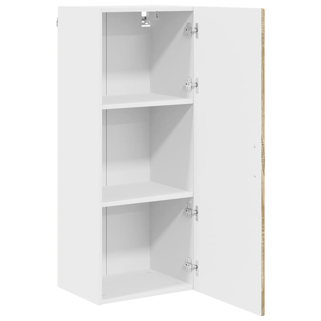 Kitchen Wall Cabinet with Shelf Sonoma Oak 40 x 31 x 100 cm