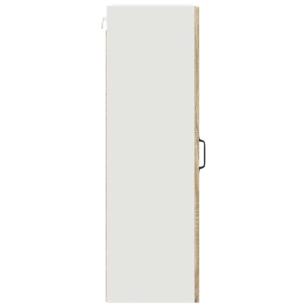 Kitchen Wall Cabinet with Shelf Sonoma Oak 40 x 31 x 100 cm