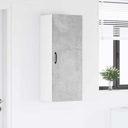 Kitchen Wall Cabinet with Shelf Concrete Grey 40 x 31 x 100 cm