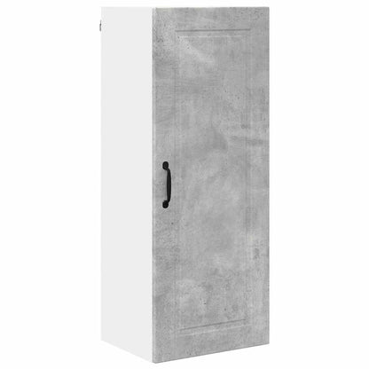 Kitchen Wall Cabinet with Shelf Concrete Grey 40 x 31 x 100 cm