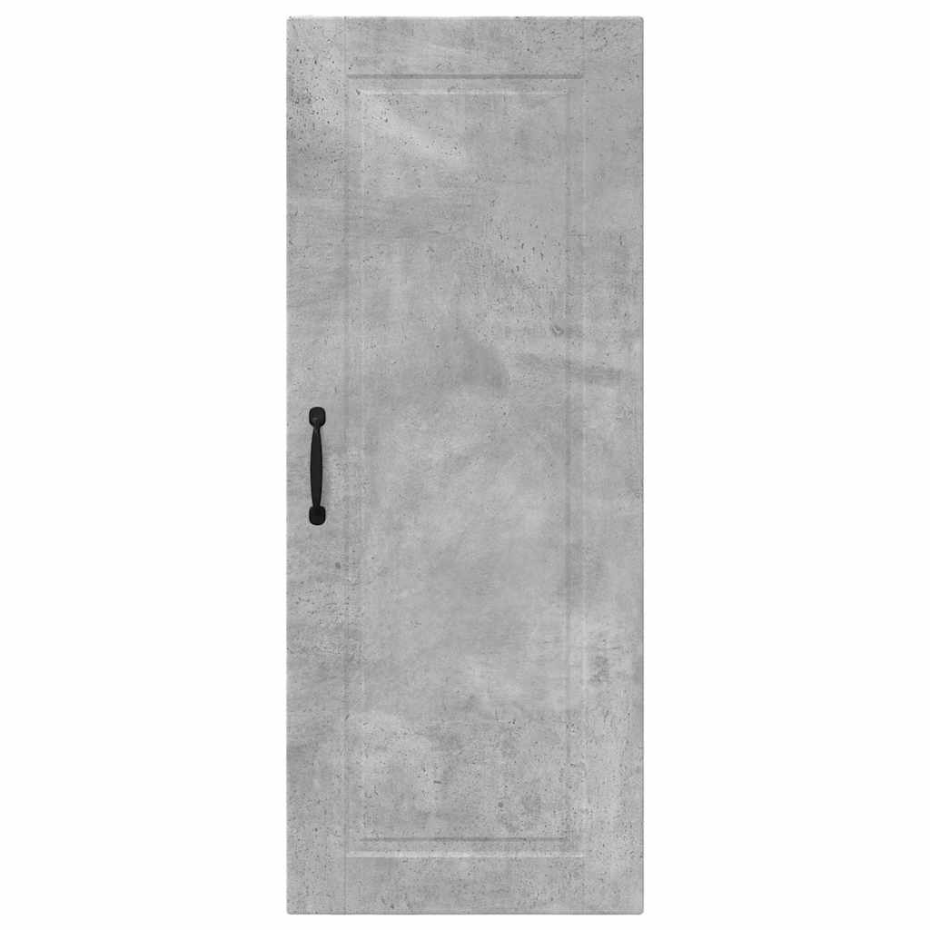 Kitchen Wall Cabinet with Shelf Concrete Grey 40 x 31 x 100 cm