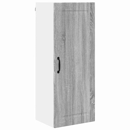 Kitchen Wall Cabinet with Shelf Grey Sonoma 40 x 31 x 100 cm