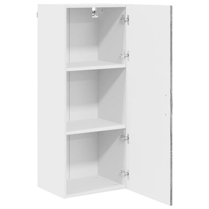Kitchen Wall Cabinet with Shelf Grey Sonoma 40 x 31 x 100 cm