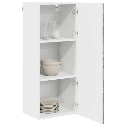 Kitchen Wall Cabinet with Shelf Grey Sonoma 40 x 31 x 100 cm