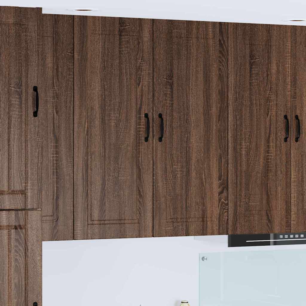 Kitchen Wall Cabinet Brown Oak 40 x 31 x 100 cm Engineered Wood
