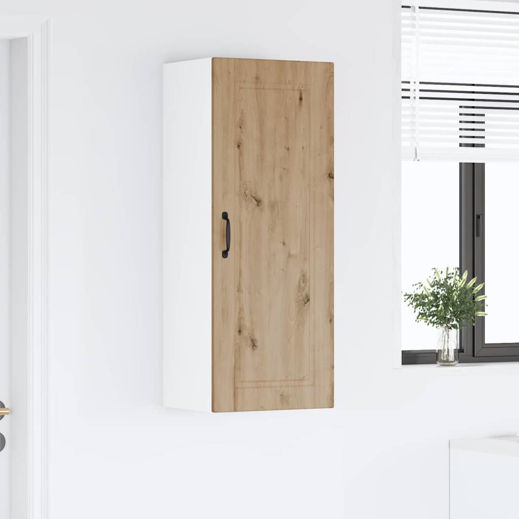 Kitchen Wall Cabinet with Shelf Artisan Oak 40 x 31 x 100 cm