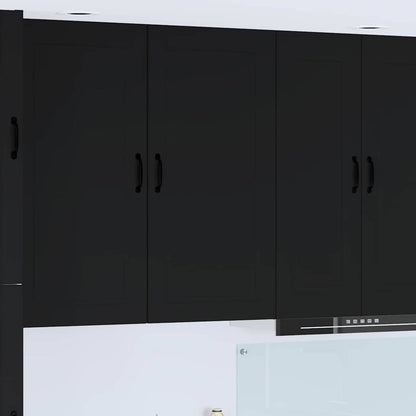 Kitchen Wall Cabinet Black 50 x 31 x 100 cm Engineered Wood