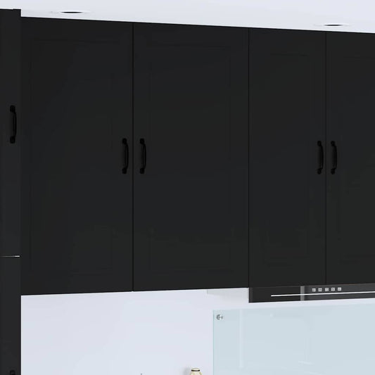 Kitchen Wall Cabinet Black 50 x 31 x 100 cm Engineered Wood