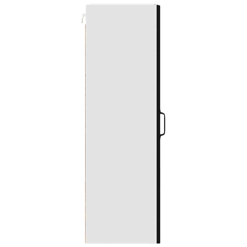 Kitchen Wall Cabinet Black 50 x 31 x 100 cm Engineered Wood