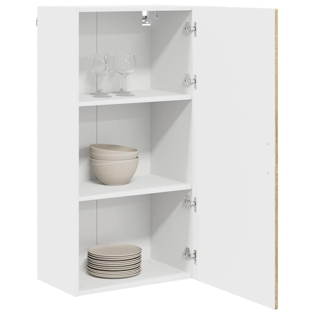 Kitchen Wall Cabinet with Shelf Sonoma Oak 50 x 31 x 100 cm
