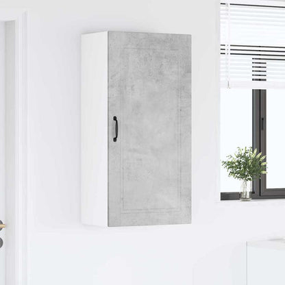 Kitchen Wall Cabinet with Shelf Concrete Grey 50 x 31 x 100 cm