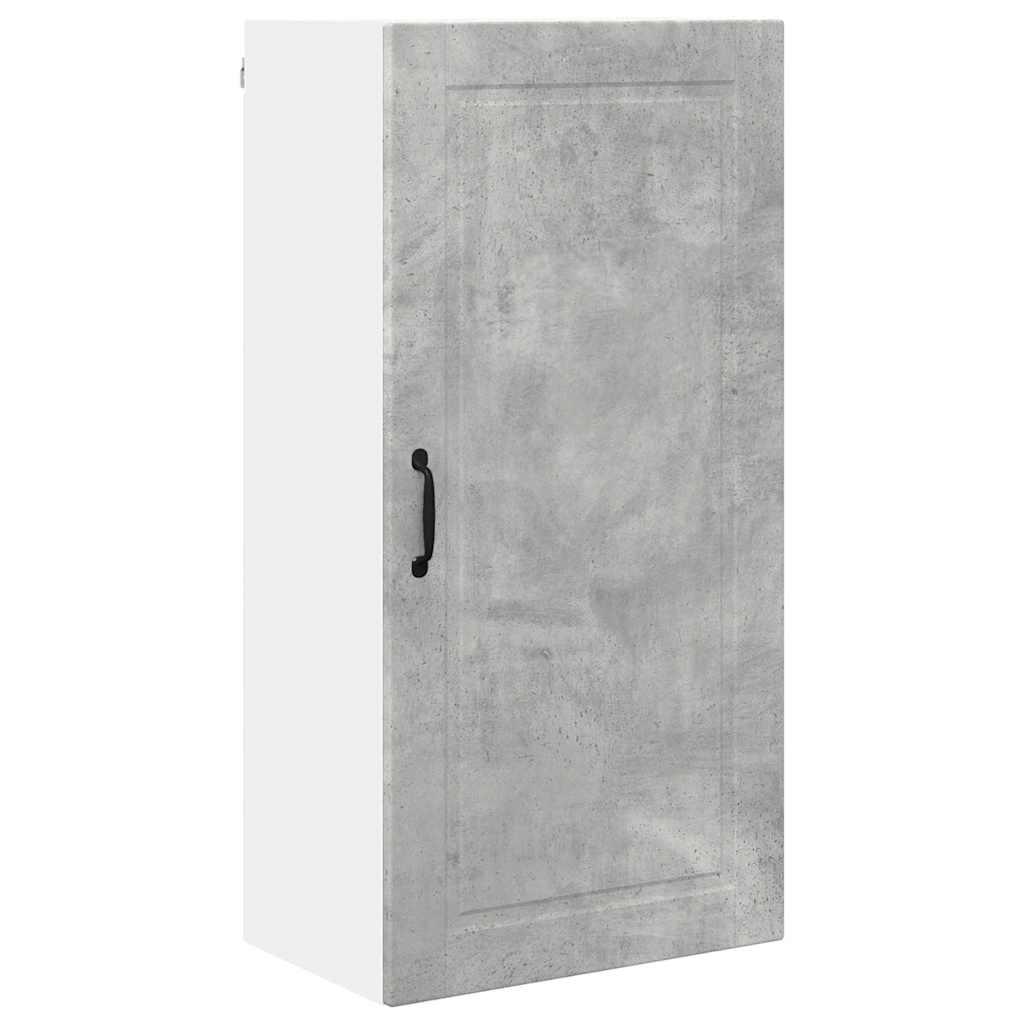 Kitchen Wall Cabinet with Shelf Concrete Grey 50 x 31 x 100 cm