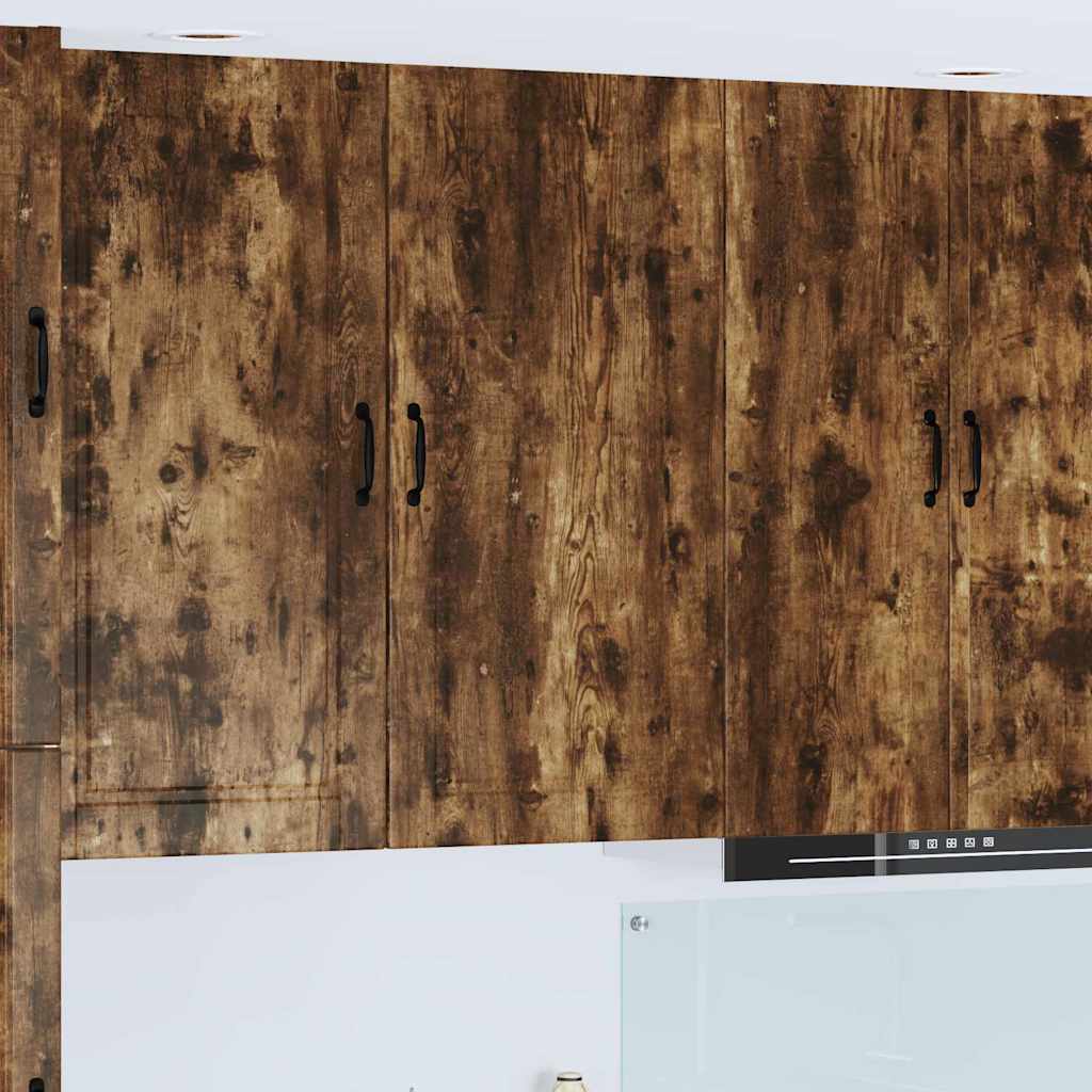 Kitchen Wall Cabinet with Shelf Smoked Oak 50 x 31 x 100 cm