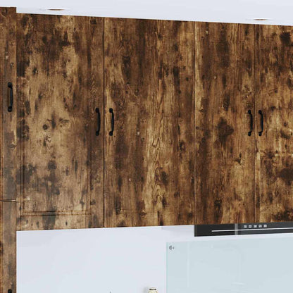 Kitchen Wall Cabinet with Shelf Smoked Oak 50 x 31 x 100 cm