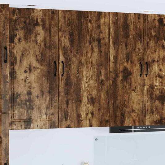 Kitchen Wall Cabinet with Shelf Smoked Oak 50 x 31 x 100 cm