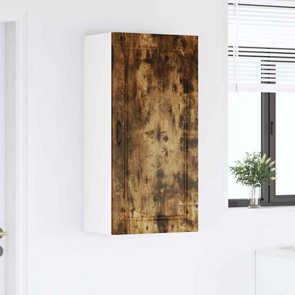 Kitchen Wall Cabinet with Shelf Smoked Oak 50 x 31 x 100 cm