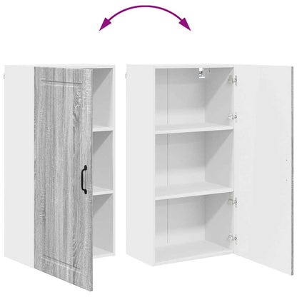 Kitchen Wall Cabinet with Shelf Grey Sonoma 50 x 31 x 100 cm