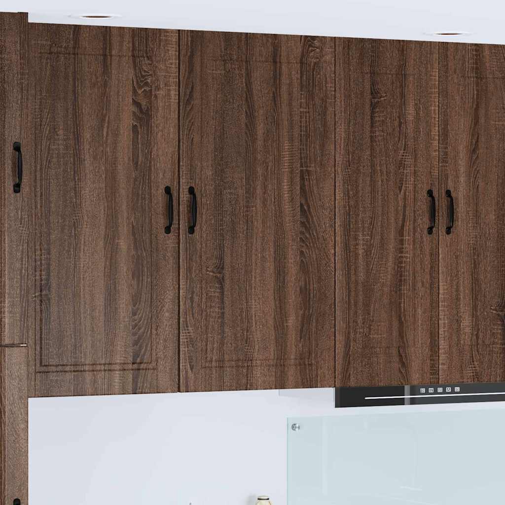 Kitchen Wall Cabinet Brown Oak 50 x 31 x 100 cm Engineered Wood