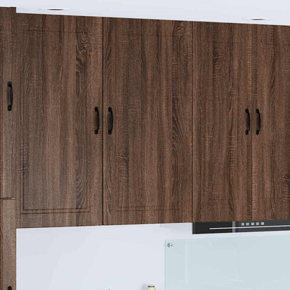 Kitchen Wall Cabinet Brown Oak 50 x 31 x 100 cm Engineered Wood