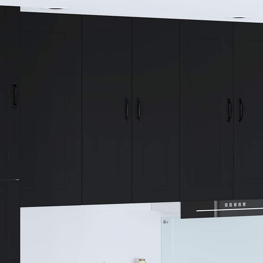 Kitchen Wall Cabinet Black 60 x 31 x 100 cm Engineered Wood