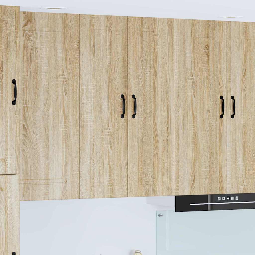 Kitchen Wall Cabinet with Shelf Sonoma Oak 60 x 31 x 100 cm
