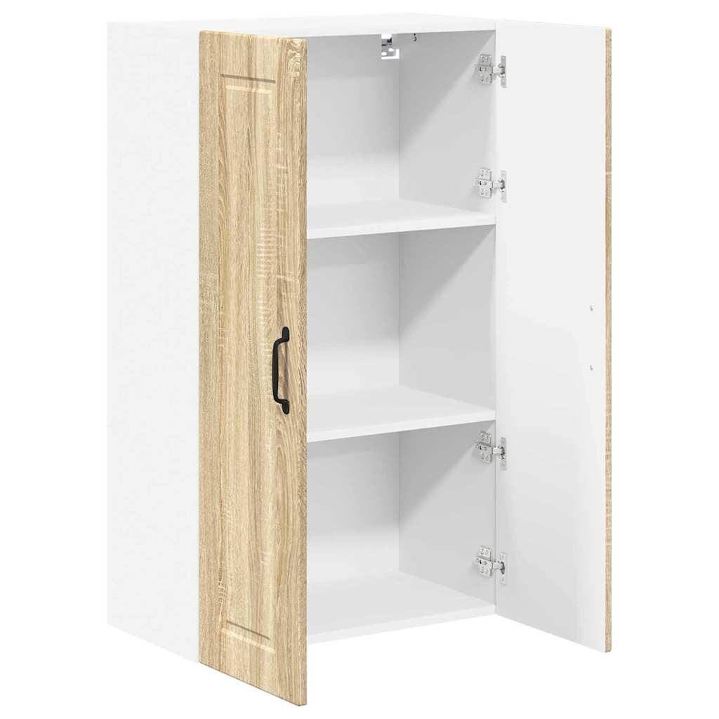 Kitchen Wall Cabinet with Shelf Sonoma Oak 60 x 31 x 100 cm