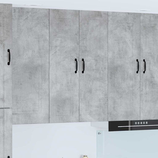 Kitchen Wall Cabinet with Shelf Concrete Grey 60 x 31 x 100 cm