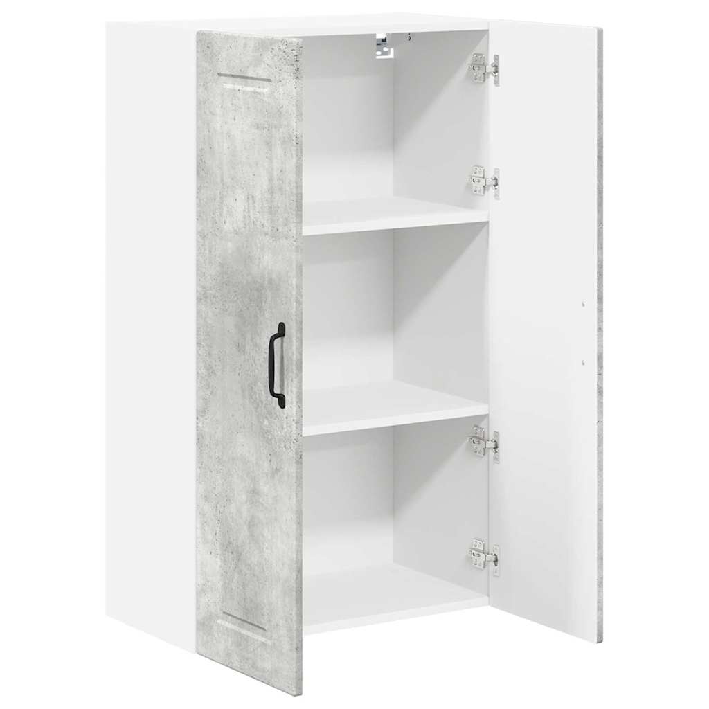 Kitchen Wall Cabinet with Shelf Concrete Grey 60 x 31 x 100 cm