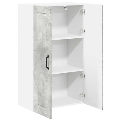 Kitchen Wall Cabinet with Shelf Concrete Grey 60 x 31 x 100 cm