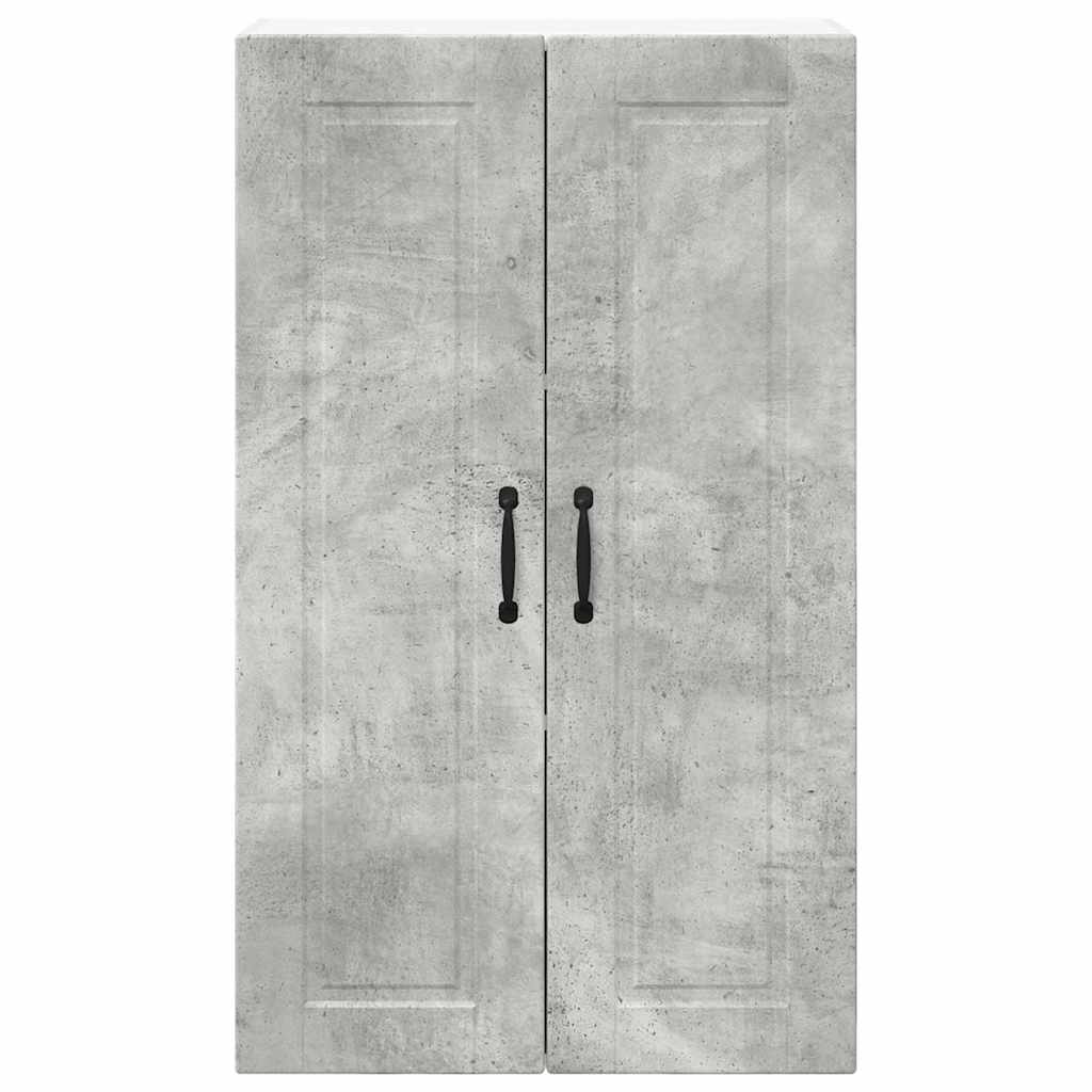 Kitchen Wall Cabinet with Shelf Concrete Grey 60 x 31 x 100 cm