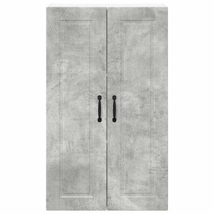 Kitchen Wall Cabinet with Shelf Concrete Grey 60 x 31 x 100 cm