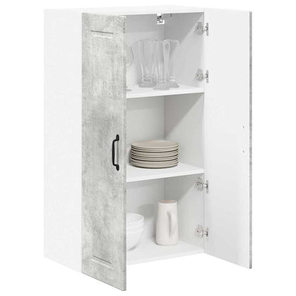 Kitchen Wall Cabinet with Shelf Concrete Grey 60 x 31 x 100 cm