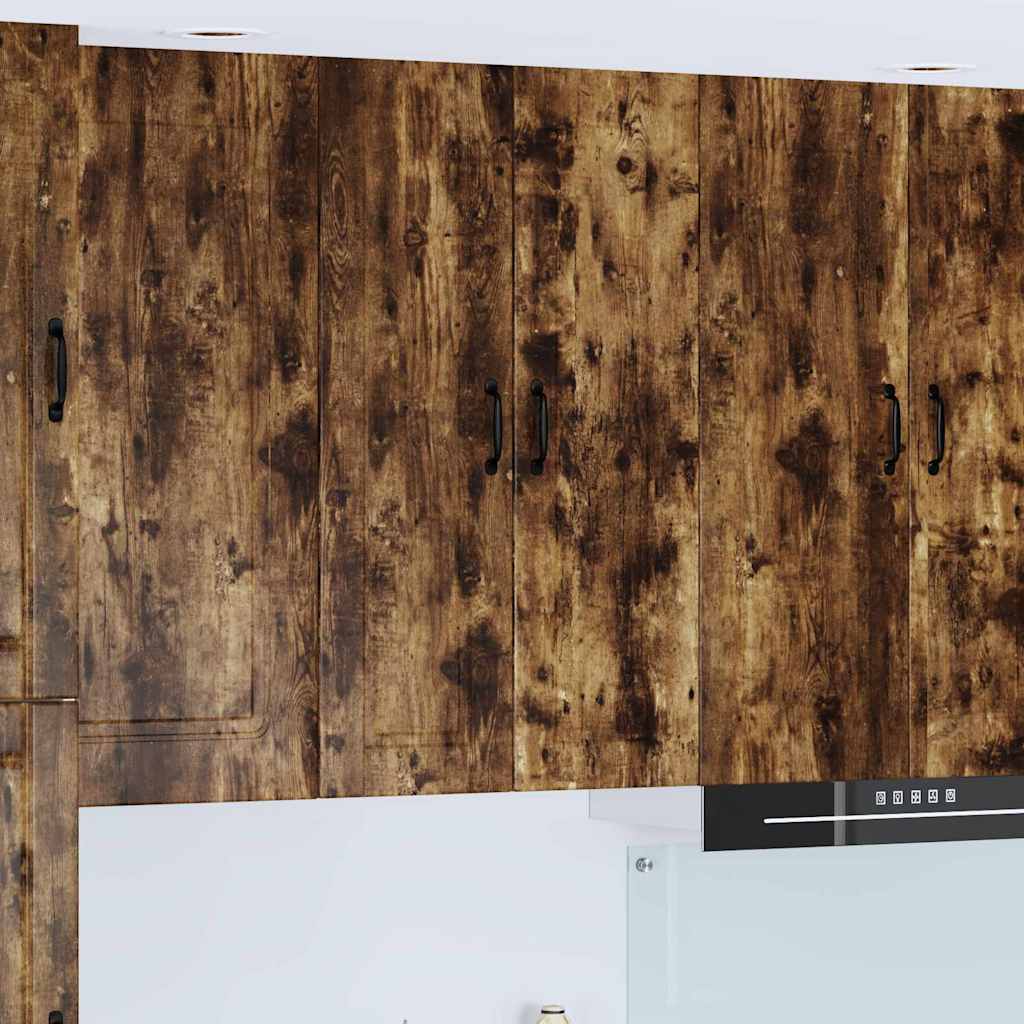 Kitchen Wall Cabinet with Shelf Smoked Oak 60 x 31 x 100 cm