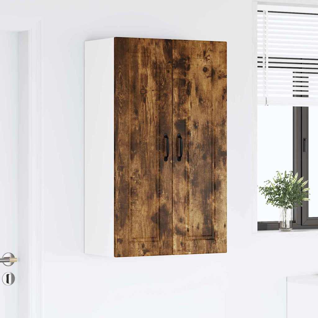 Kitchen Wall Cabinet with Shelf Smoked Oak 60 x 31 x 100 cm