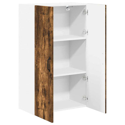 Kitchen Wall Cabinet with Shelf Smoked Oak 60 x 31 x 100 cm