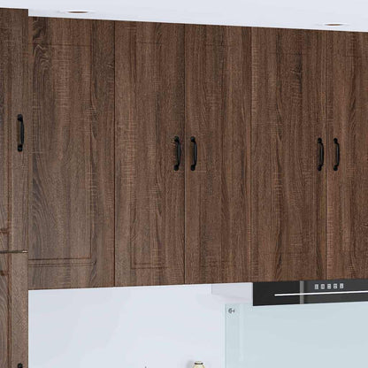 Kitchen Wall Cabinet Brown Oak 60 x 31 x 100 cm Engineered Wood