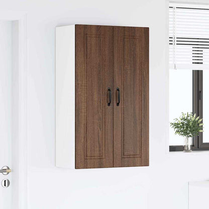 Kitchen Wall Cabinet Brown Oak 60 x 31 x 100 cm Engineered Wood