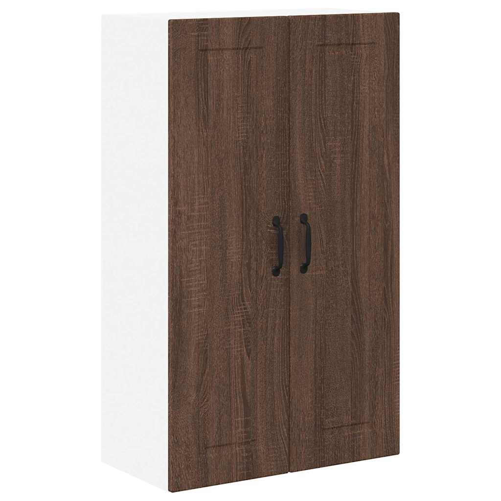 Kitchen Wall Cabinet Brown Oak 60 x 31 x 100 cm Engineered Wood
