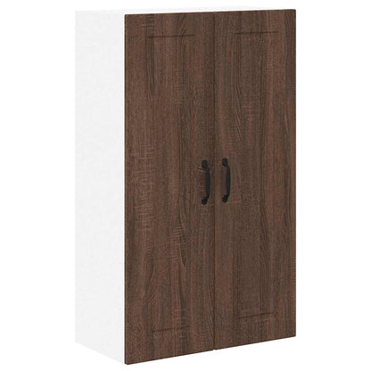 Kitchen Wall Cabinet Brown Oak 60 x 31 x 100 cm Engineered Wood