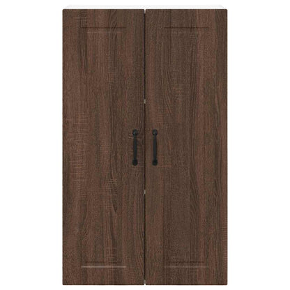 Kitchen Wall Cabinet Brown Oak 60 x 31 x 100 cm Engineered Wood