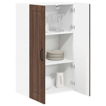 Kitchen Wall Cabinet Brown Oak 60 x 31 x 100 cm Engineered Wood