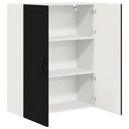 Kitchen Wall Cabinet Black 80 x 31 x 100 cm Engineered Wood