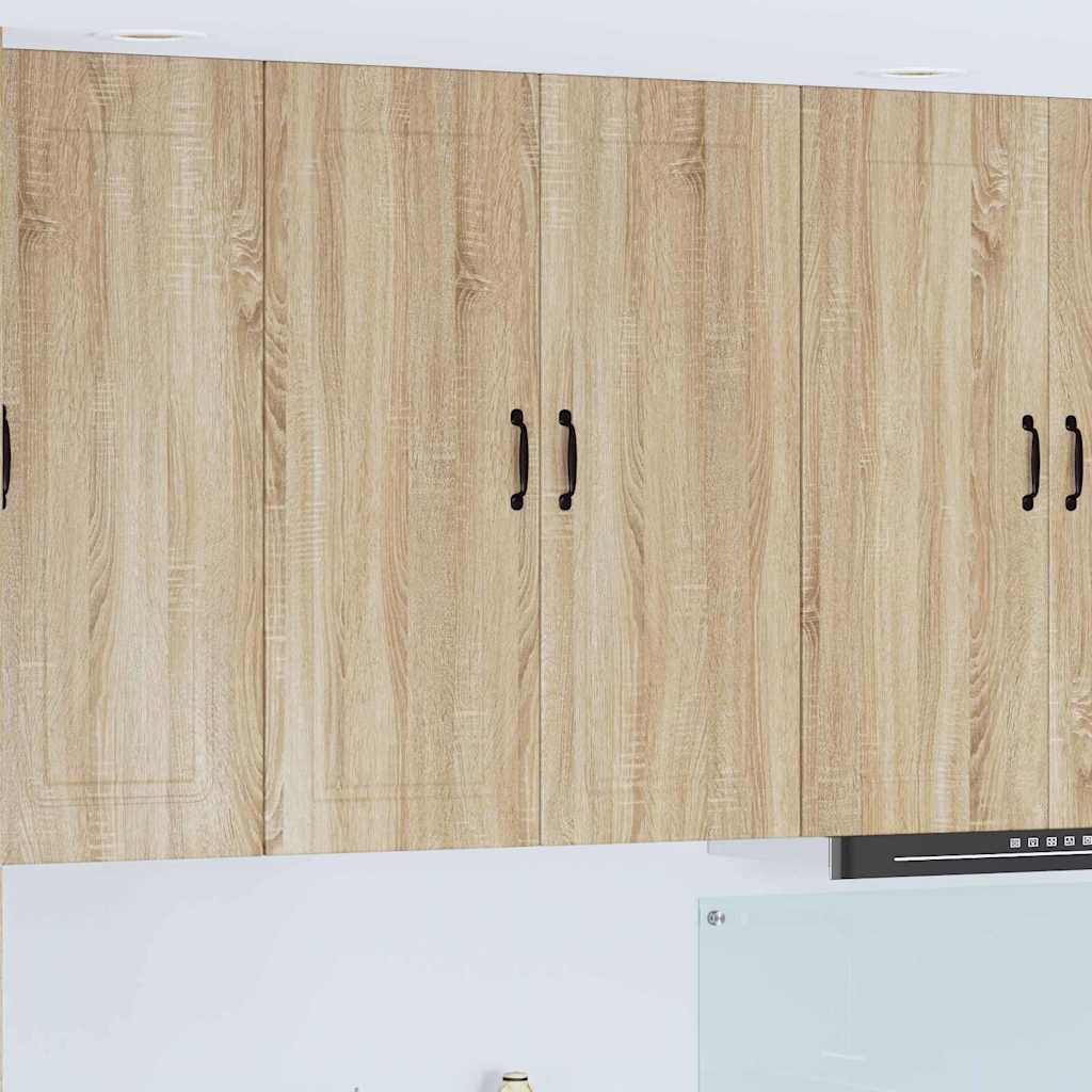 Kitchen Wall Cabinet with Shelf Sonoma Oak 80 x 31 x 100 cm