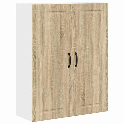Kitchen Wall Cabinet with Shelf Sonoma Oak 80 x 31 x 100 cm